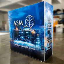 Rectangular Bright LED SEG Backlit Trade Show Counter To Podium