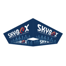 12ft x 4 ft. Tapered Square Overhead Hanging Banner - Trade Show Ceiling Sign