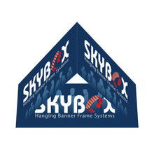 15 Ft. Triangle Overhead Hanging Banner - Trade Show Ceiling Sign