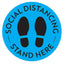 Floor Decal “Social Distancing” 12
