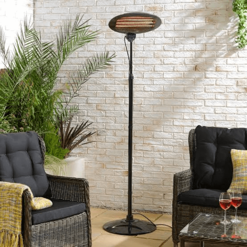 Premium Outdoor Electric Infrared Patio Heater 1500W