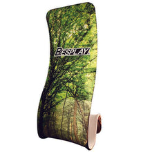3X7.5ft Custom Printed S Shaped Tension Fabric Displays - 314display