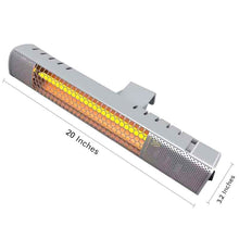 Electric Patio Heater Indoor/Outdoor Hanging Heater 1500W