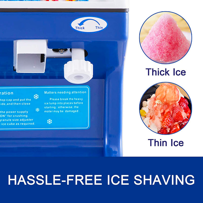 Electric Shaved Ice Machine 265 LBS/H