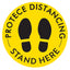 Floor Decal “Protect Distancing” 12