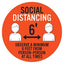 Floor Decal “Social Distancing”  12