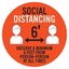 Floor Decal “Social Distancing”  12