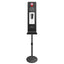 Automatic Touchless Hand Sanitizer Stand With Drip Dispenser Black