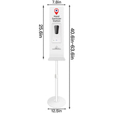 Automatic Touchless Hand Sanitizer Stand With Drip Dispenser White