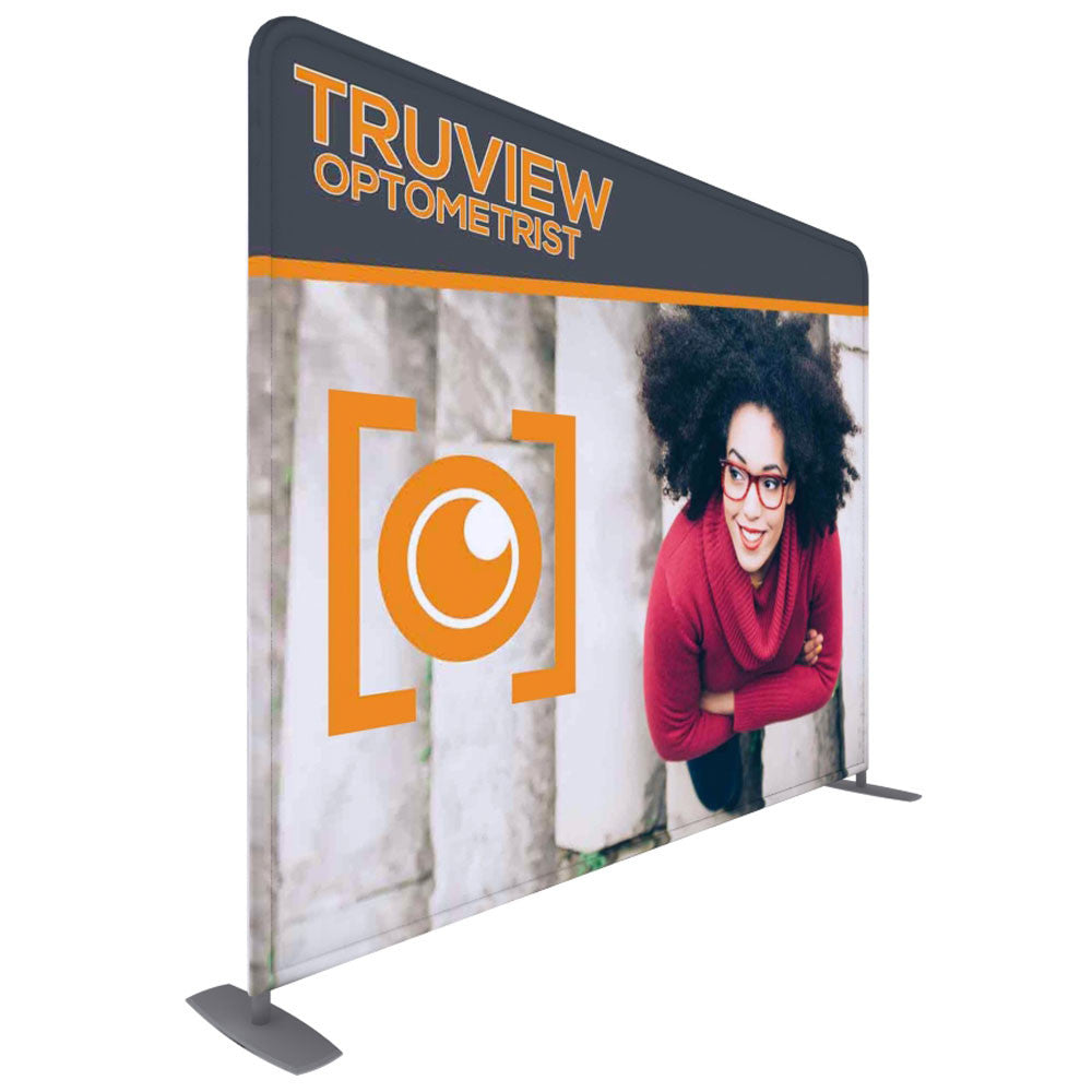 10ft x 8ft Straight Tension Fabric Displays (Aluminum Frame + Fabric)
