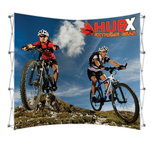 10 ft. RPL Fabric Pop Up Display – 89″h Curved Graphic Package