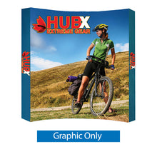 8 ft. RPL Fabric Pop Up Display – 89″h Curved Graphic Only - Translucent Material