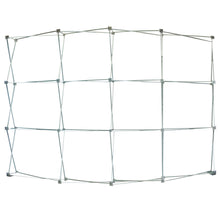10 ft. RPL Fabric Pop Up Display – 89″h Curved Trade Show Exhibit Booth  (Frame Only)