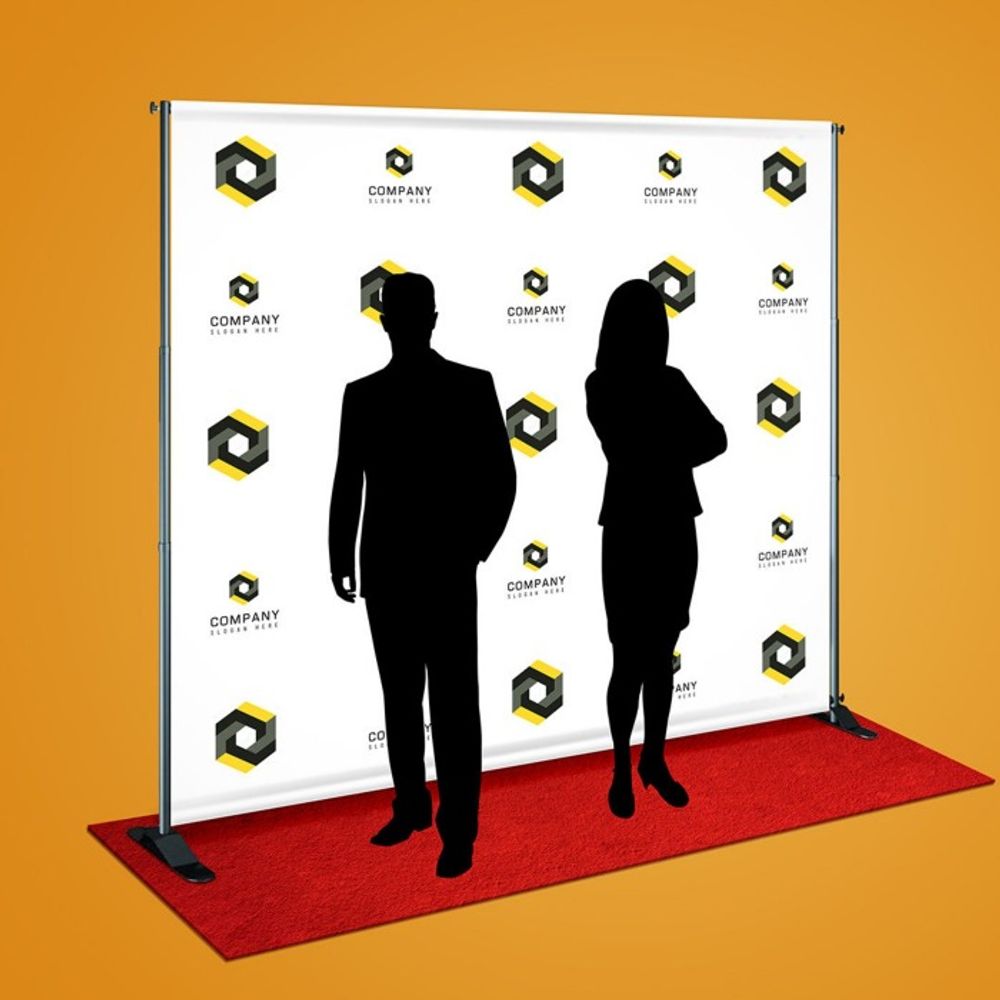 Step and Repeat Banners - Built Your Own Banners (Frame + Fabric)
