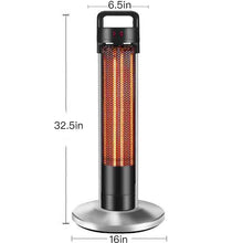 Portable Infrared Electric Patio Heater 1900W
