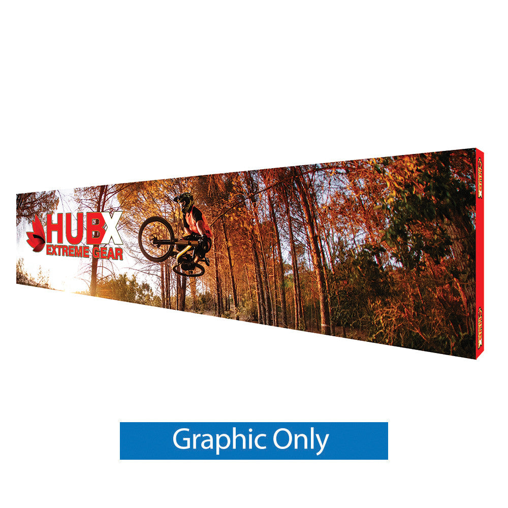 GRAPHIC ONLY - 30 Ft RPL Fabric Pop Up Display - 89"H Straight Replacement Graphic