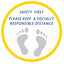 Floor Decal “Safety First” 12