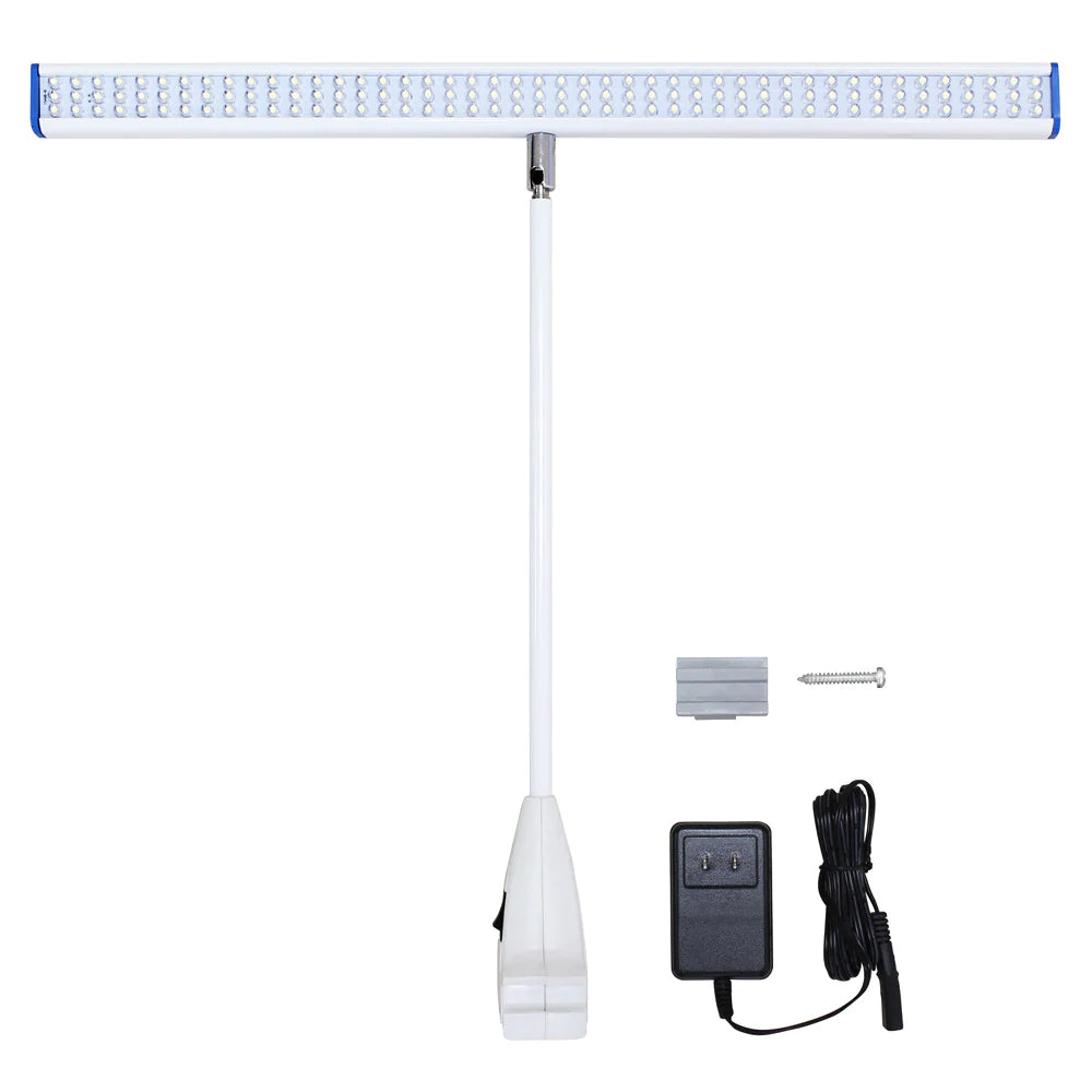 RPL - T135 LED Light (White Body) with Silver Clip